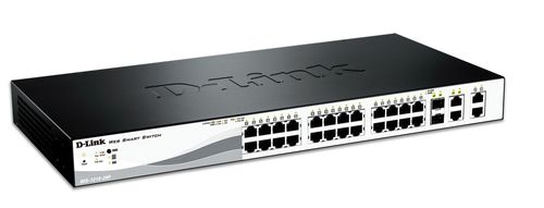 D-Link Web Smart DGS-1210-28P - Switch - gestito - 24 x 10/100/1000 (PoE) + 4 x…