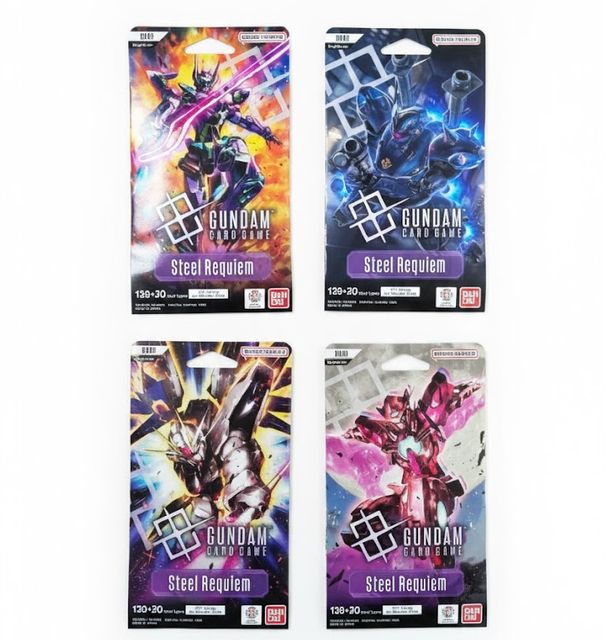 GUNDAM Blister PAPER SLEEVE Gundam Card Game Booster STEEL REQUIEM  [GD-03]