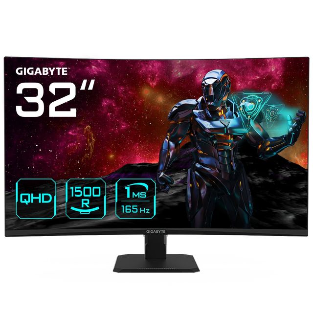 Gigabyte 31.5' Monitor da Gioco Curvo QHD - GS32QC