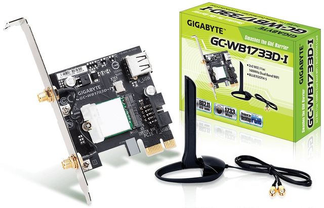 Gigabyte GC-WB1733D-I scheda di rete e adattatore Interno WLAN / Bluetooth 1733…