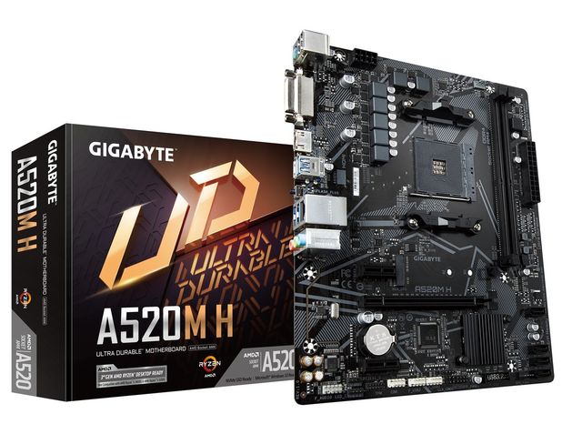 Gigabyte MOTHERBOARD - A520M H