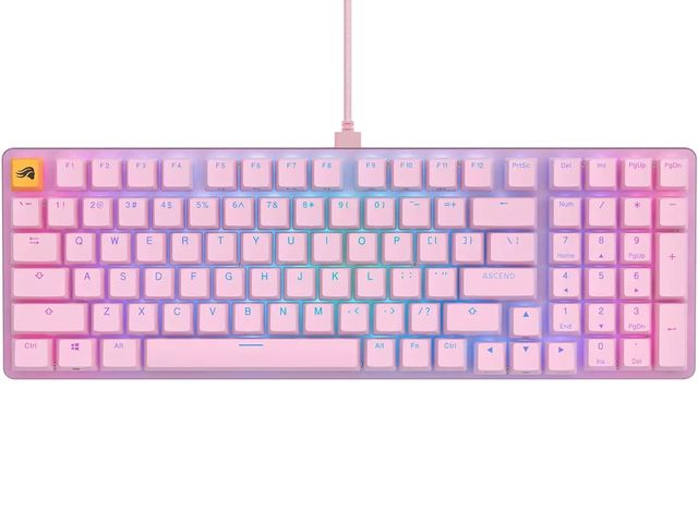 Glorious PC Gaming Race GMMK 2 Full Size, Fox Switch - Rosa, Layout US
