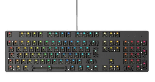 Glorious PC Gaming Race GMMK Full Size Keyboard - Barebone, ISO Layout