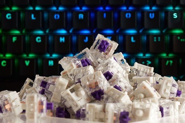 Glorious PC Gaming Race Kailh Pro Purple Switch - 120 pezzi
