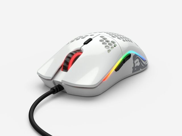 Glorious PC Gaming Race Model O- Gaming Mouse - Bianco Lucido