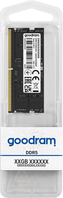 Goodram 16GB DDR5 5600MHz CL40 SR SODIMM modulo di memoria 1 x 16 GB