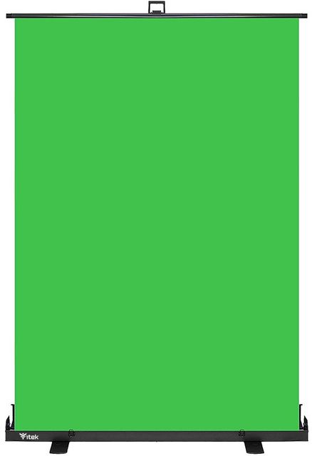 Green Screen - 148x190cm- tela retrattile antipiega- telaio pneumatico a X- cus…