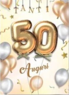 HALLMARK - BIGLIETTI AUGURI 50 ANNI (ORO) 129596