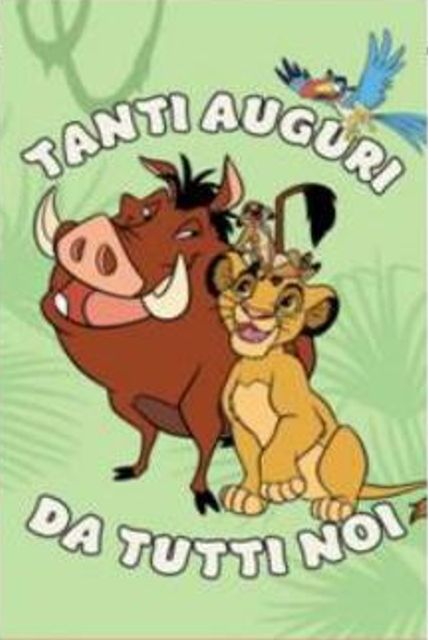 HALLMARK - BIGLIETTI AUGURI DISNEY IL RE LEONE 129740