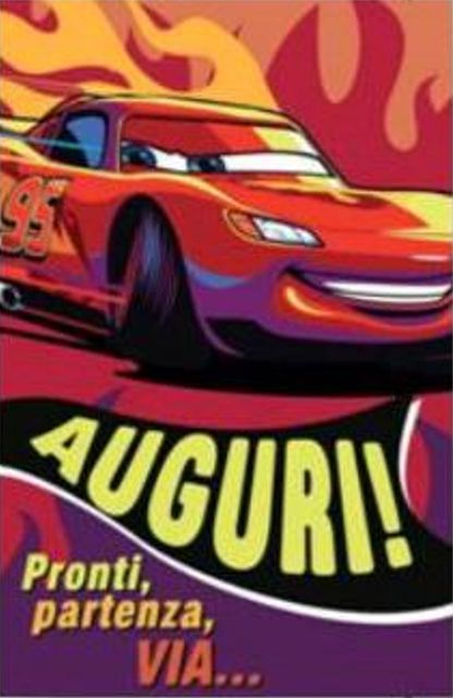 HALLMARK - BIGLIETTI AUGURI DISNEY PIXAR CARS 129748