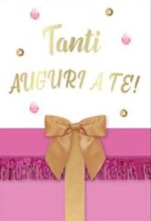HALLMARK - BIGLIETTI AUGURI EFFETTO ORO ARGENTO OLOGRAFICO PACCO REGALO 129912
