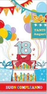 HALLMARK - BIGLIETTI AUGURI PORTASOLDI 18 ANNI - BIANCO 129295