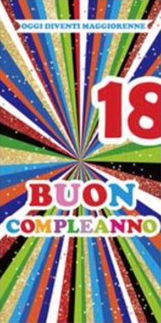 HALLMARK - BIGLIETTI AUGURI PORTASOLDI 18 ANNI - MIX COLORE 129294