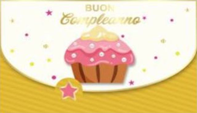 HALLMARK - BIGLIETTI AUGURI PORTASOLDI CUPCAKE - PANNA/BEIJE 129480