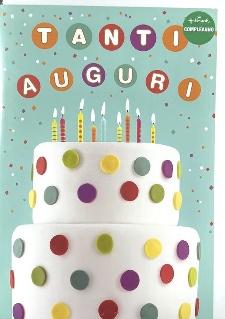 HALLMARK - BIGLIETTI AUGURI TORTA DI COMPLEANNO - 320331
