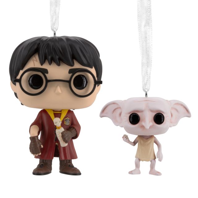 HALLMARK ORNAMENTS - FUNKO BUD HARRY POTTER & DOBBY