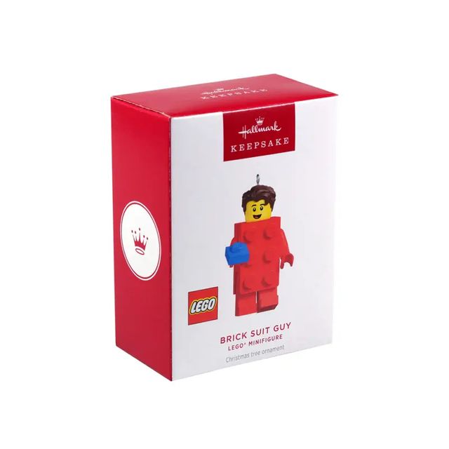 HALLMARK ORNAMENTS KEEPSAKE LEGO - BRICK SUIT GUY