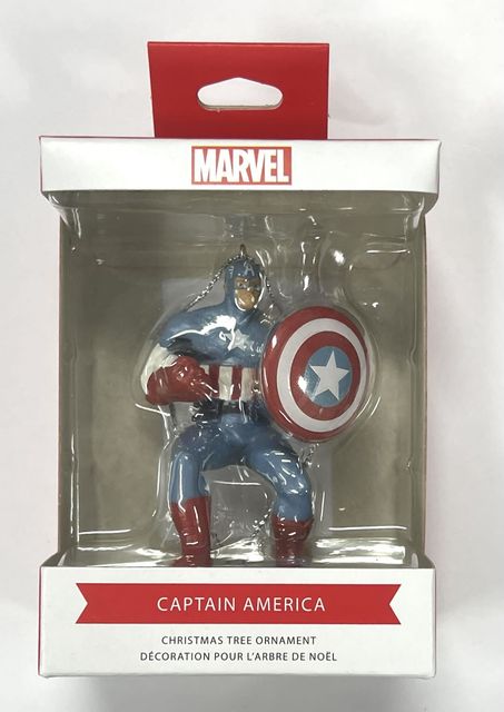 HALLMARK ORNAMENTS SMALL - MARVEL CAPTAIN AMERICA
