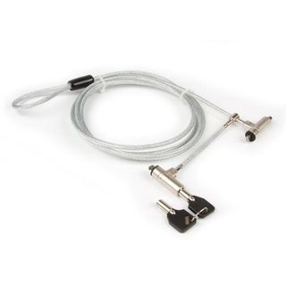 HAMLET CAVO DI SICUREZZA DI A Y IN ACCIAIO PER NOTEBOOK E PC CON DOPPIO LUCCHET…