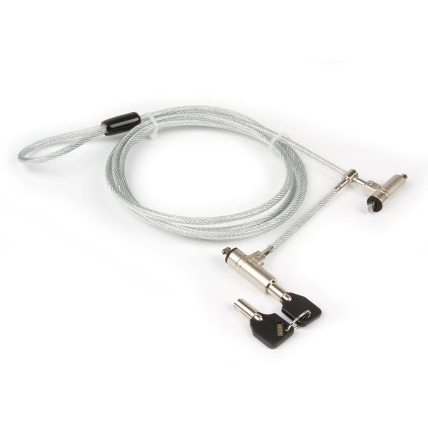 HAMLET CAVO DI SICUREZZA DI A Y IN ACCIAIO PER NOTEBOOK E PC CON DOPPIO LUCCHET…