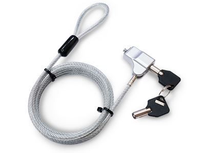 HAMLET CAVO DI SICUREZZA IN ACCIAIO PER NOTEBOOK LUCCHETTO CON CHIAVE ATTACCO W…