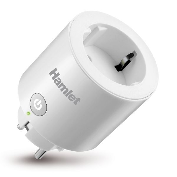 HAMLET HIOT-SPL16M PRESA INTELLIGENTE WI-FI CON MONITORAGGIO CONSUMI COMPATIBIL…