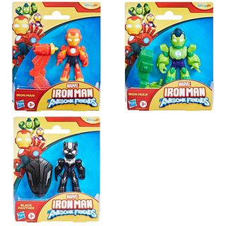HASBRO - MARVEL IRON MAN AND FRIENDS ARMOR UP FIG ASSORTED
