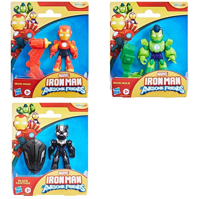 HASBRO - MARVEL IRON MAN AND FRIENDS ARMOR UP FIG ASSORTED