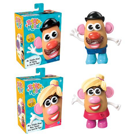 HASBRO - POTATO HEAD - MR MRS POTATO HEAD 3PCS