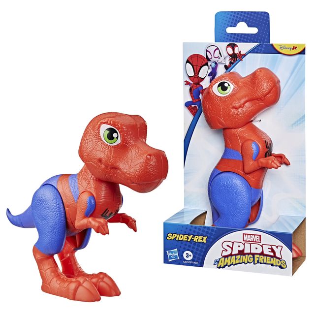 HASBRO - Spidey And His Amazing Friends - SPIDEY FIGURA MEGA SPIDEY REX