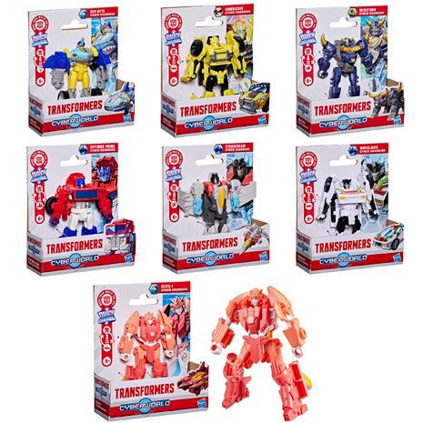 HASBRO - TRANSFORMERS CYBERWORLD CYBER CHANGERS AST. G07465L0