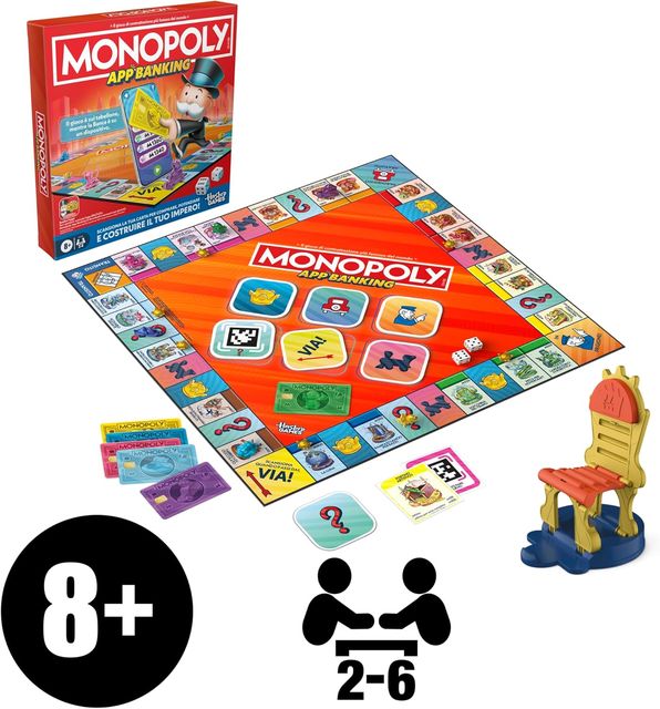 HASBRO MONOPOLY - EDIZIONE MEGA MONOPOLY APP BANKING