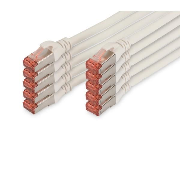 DIGITUS Professional - Cavo patch - RJ-45 (M) a RJ-45 (M) - 3 m - SFTP, PiMF - …