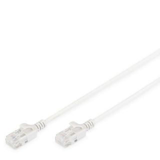 DIGITUS Slim - Cavo patch - RJ-45 (M) a RJ-45 (M) - 1 m - UTP - CAT 6 - senza a…