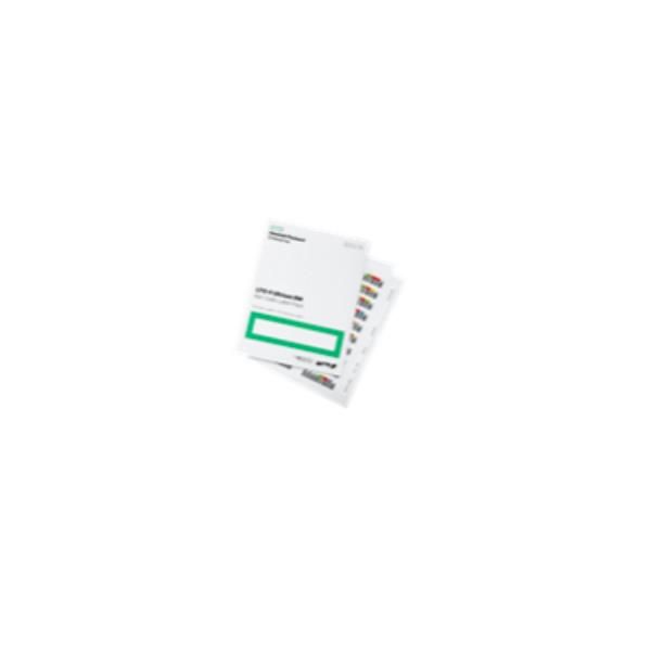 HEWLETT PACKARD ENTERPRISE HPE LTO-9 RW BAR CODE LABEL PACK