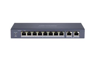 HIKVISION DS-3E0310P-E/M SWITCH DI RETE NON GESTITO L2 8 PORTE LAN RJ-45 10/100…