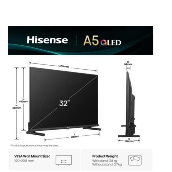 HISENSE 32 A59Q QLED FHD SMART VIDAA U9