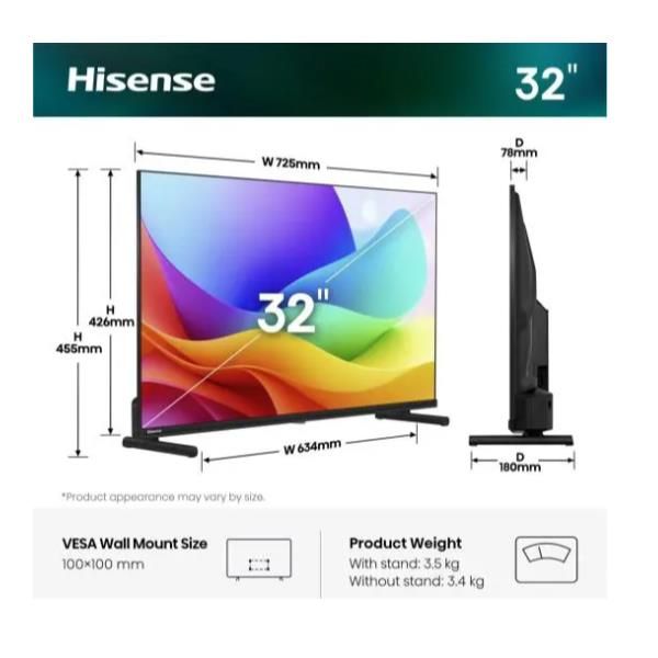 HISENSE 32 A59S QLED FHD SMART VIDAA