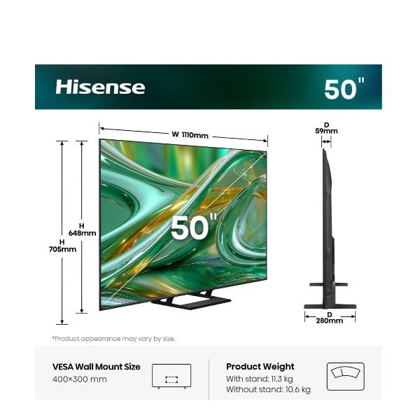 HISENSE 50 E89S MINI LED 4K UHD 144HZ