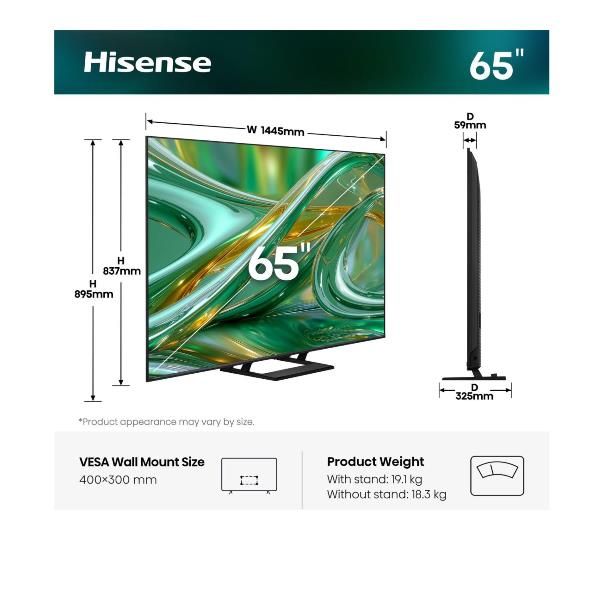 HISENSE 65 E89S MINI LED 4K UHD VIDAA 144HZ
