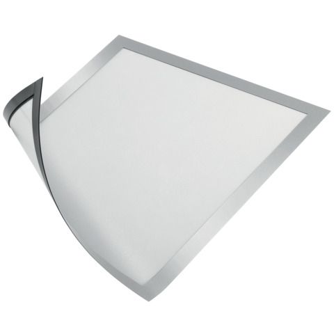 DURABLE DURAFRAME MAGNETIC - Portadocumenti - per A4 - magnetica - argento (pac…