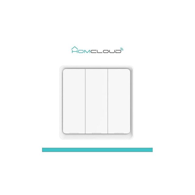 HOMCLOUD Interruttore senza fili intelligente 3CH ET-SS3