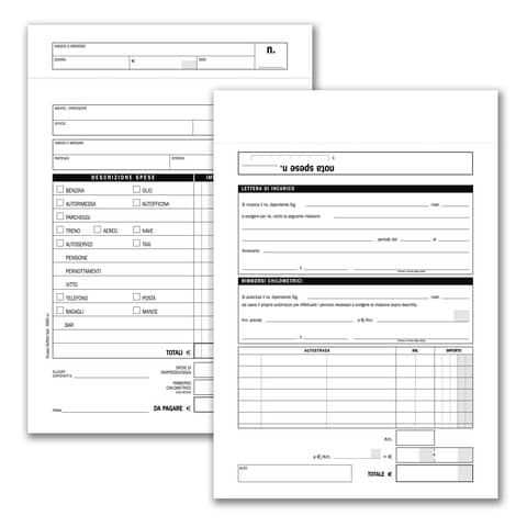Data Ufficio Buste-Nota spese da rimborsare