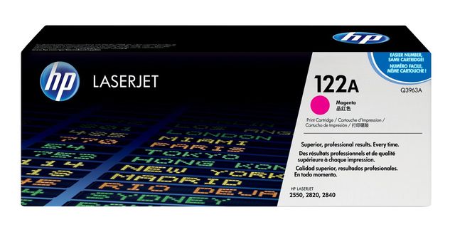 HP 122A Magenta Original LaserJet Toner Cartridge cartuccia toner 1 pz Originale