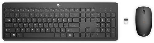HP 235 KIT MOUSE E TASTIERA WIRELESS 2.4GHz NANO RICEVITORE LAYOUT ITALIANO PRO…