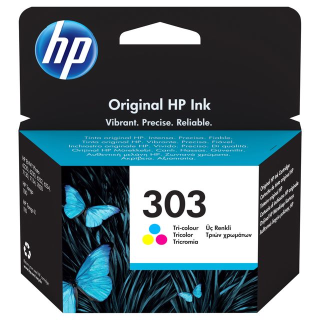 HP 303 - 4 ml - Farbe (Cyan, Magenta, Gelb)