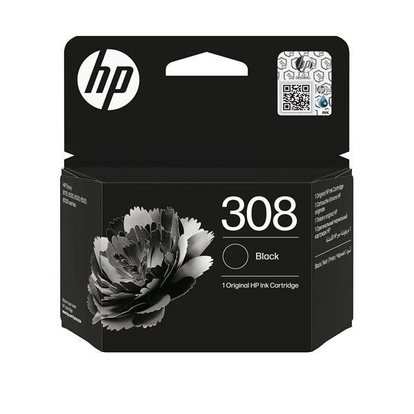 HP 308 CARTUCCIA INCHIOSTRO NERO BLISTER PER HP DeskJet 2900, 4300 HP Envy 6110…