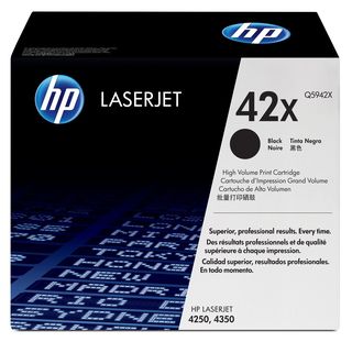 HP 42X High Yield Black Original LaserJet Toner Cartridge - 20000 pagine - Nero…