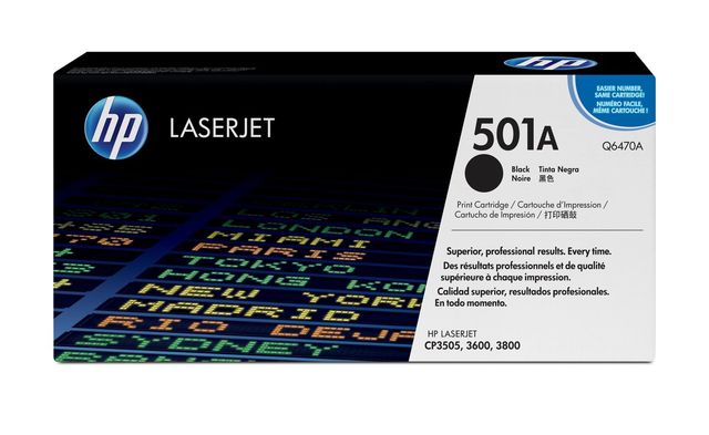 HP 501A cartuccia toner 1 pezzo(i) Originale Nero