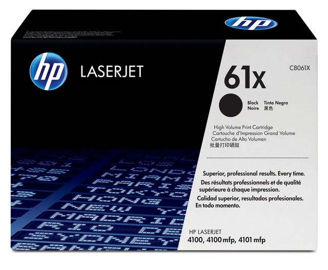 HP 61X High Yield Black Original LaserJet Toner Cartridge cartuccia toner 1 pz …